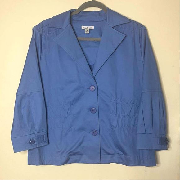 Joan Rivers Jackets & Blazers - Joan Rivers Blue‎ Blazer Jacket Size Medium Stretch